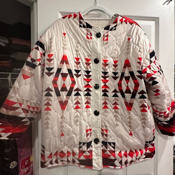 Pendleton x Aqua (Bloomingdale’s) Faux Shearling Reversible Coat - Picture 5 of 7